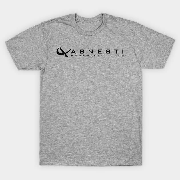 Abnesti Pharmaceuticals from Spiderhead T-Shirt by hauntedjack